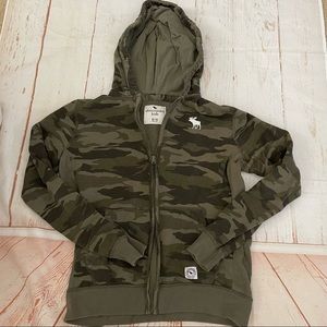 Abercrombie Kids Camo Zip Up Jacket